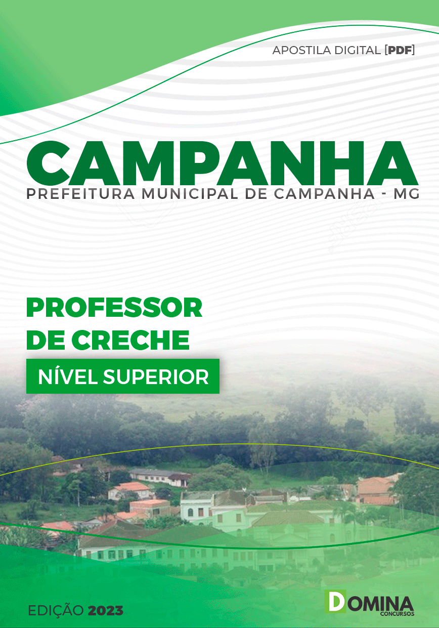 Apostila Concurso Pref Campanha MG 2024 Professor Creche