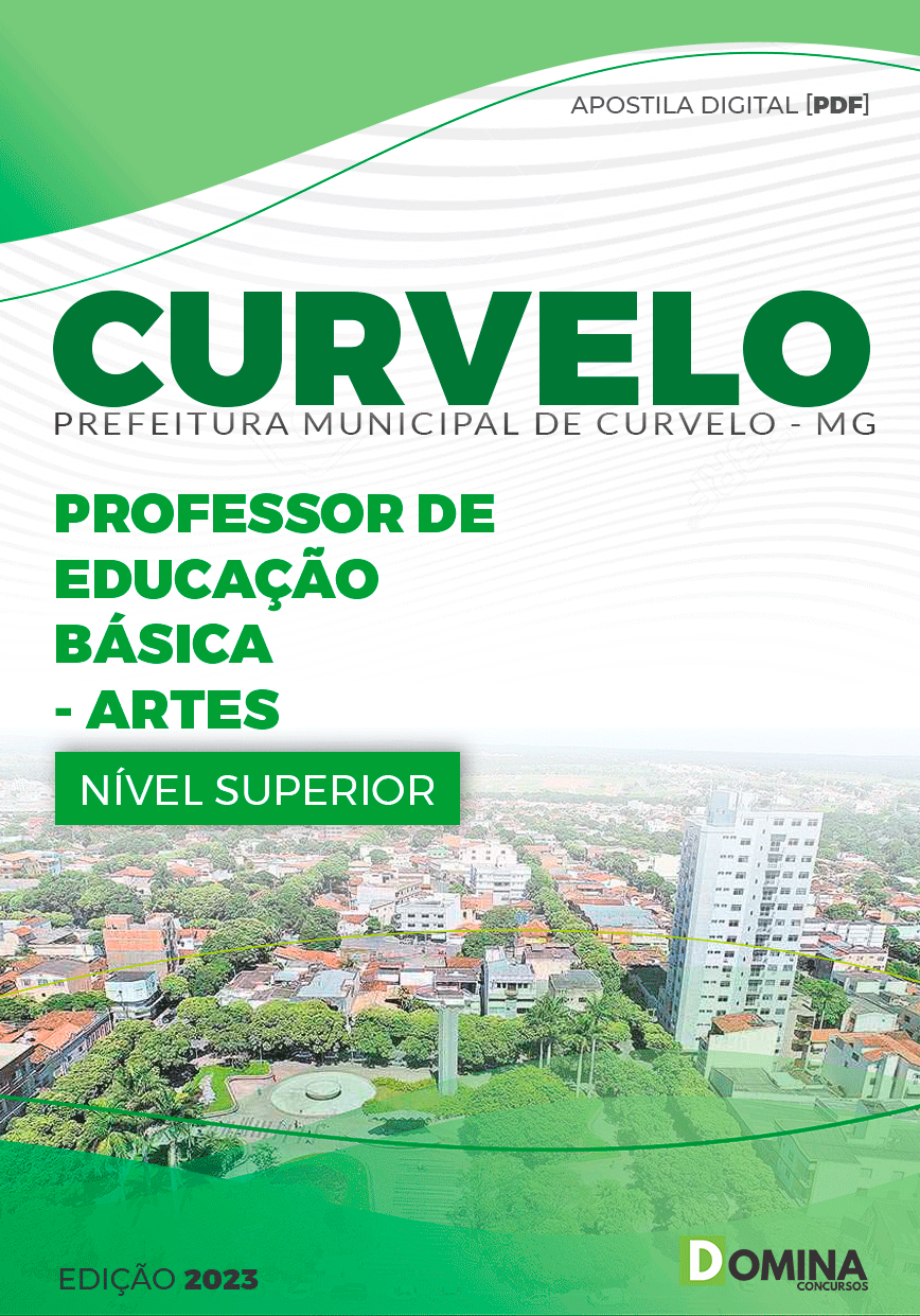 Apostila Concurso Pref Curvelo MG 2024 Professor Educação Básica Artes