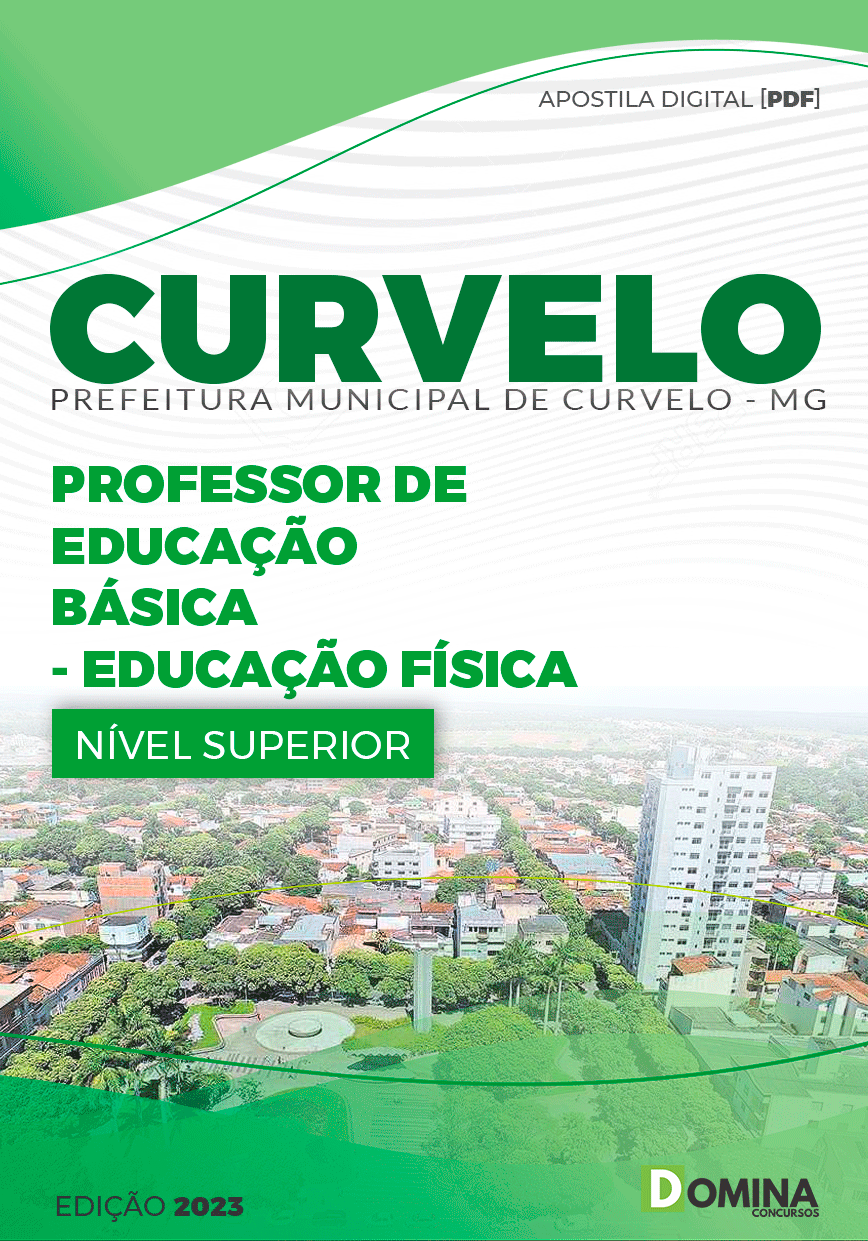 Apostila Pref Curvelo MG 2024 Professor Educação Física