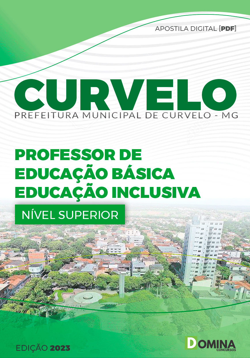 Apostila Concurso Pref Curvelo MG 2024 Professor Educação Inclusiva