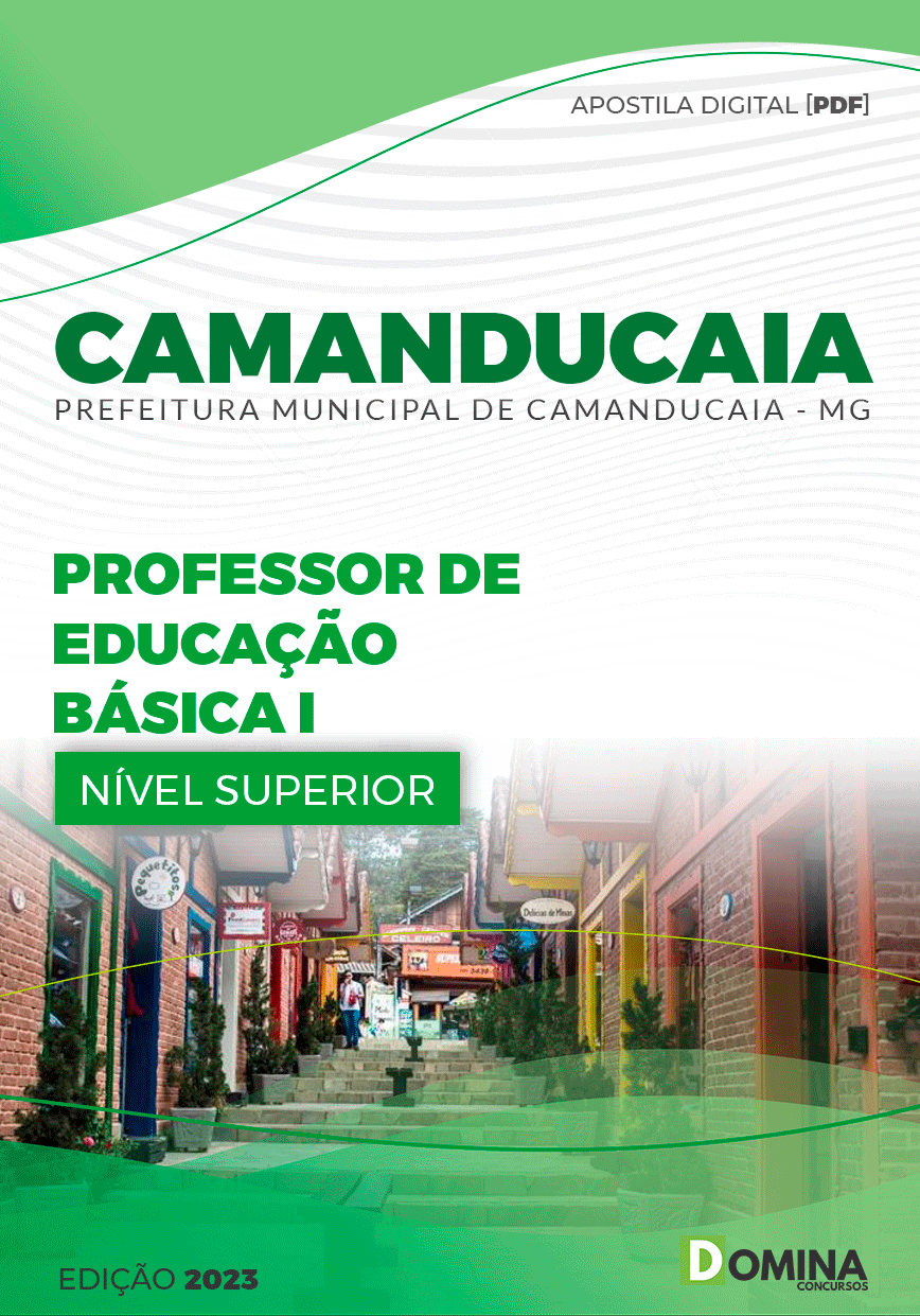 Apostila Pref Camanducaia MG 2024 Professor Educação Básica I