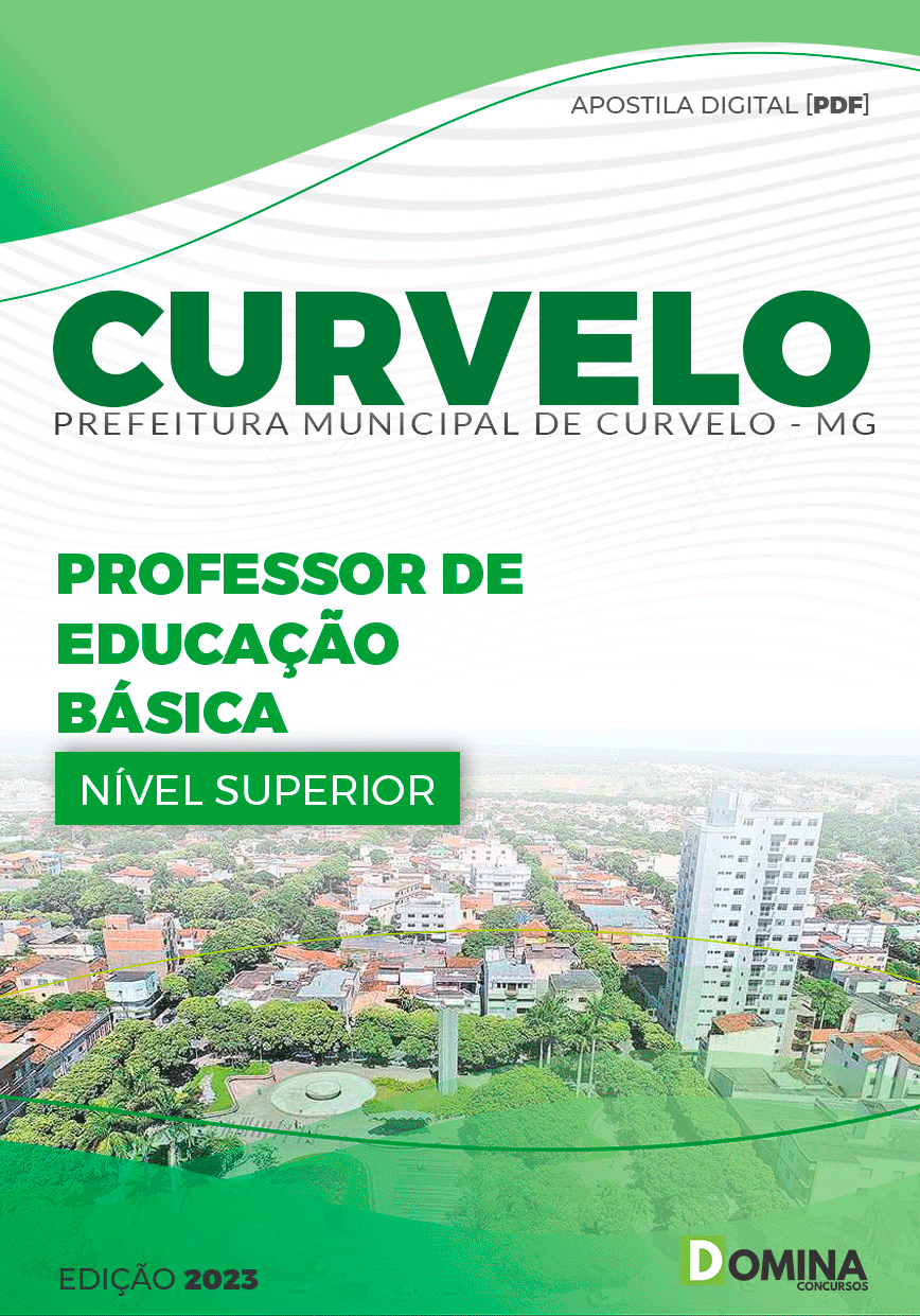 Apostila Concurso Pref Curvelo MG 2024 Professor Educação Básica