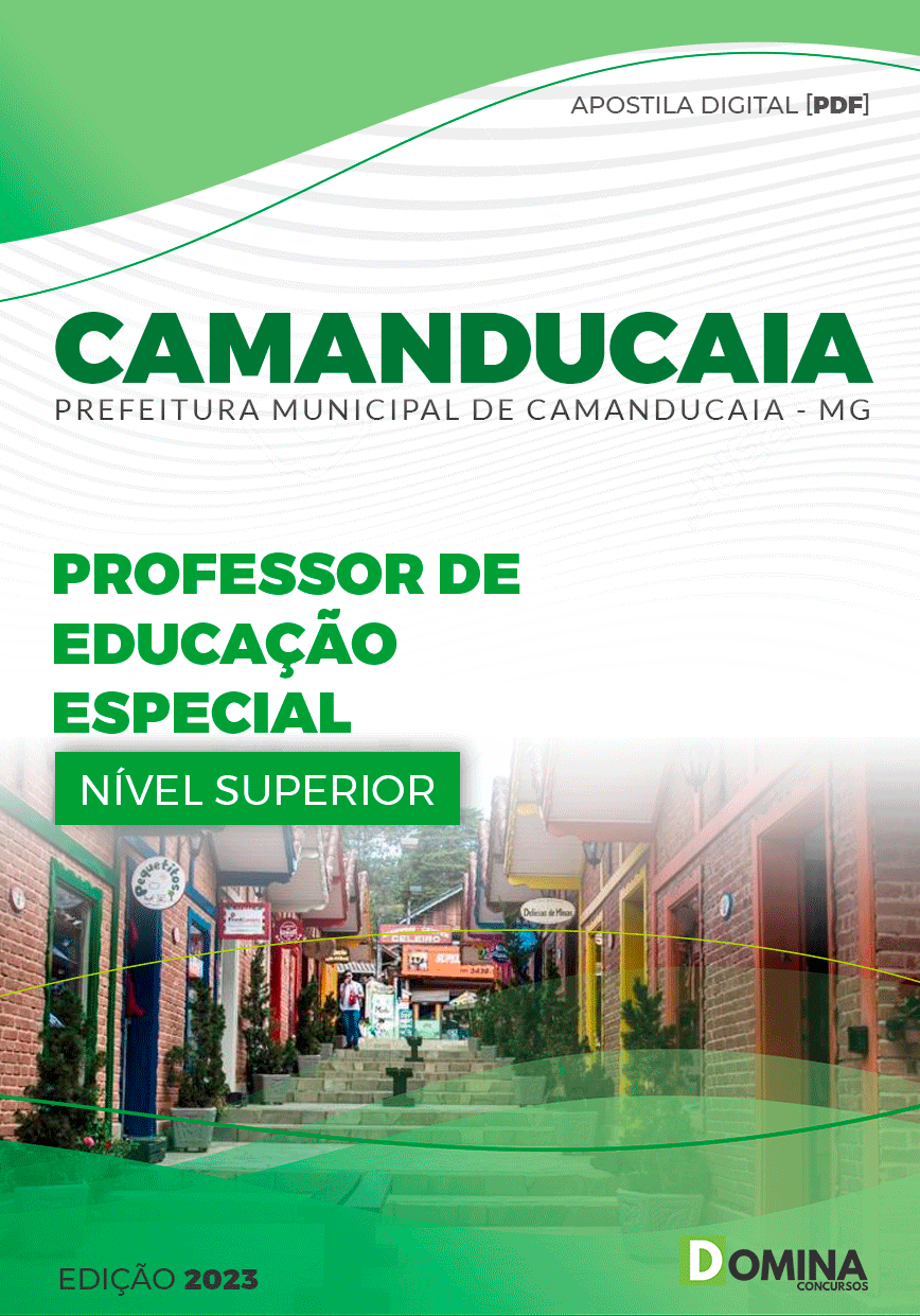 Apostila Pref Camanducaia MG 2024 Professor Educação Especial