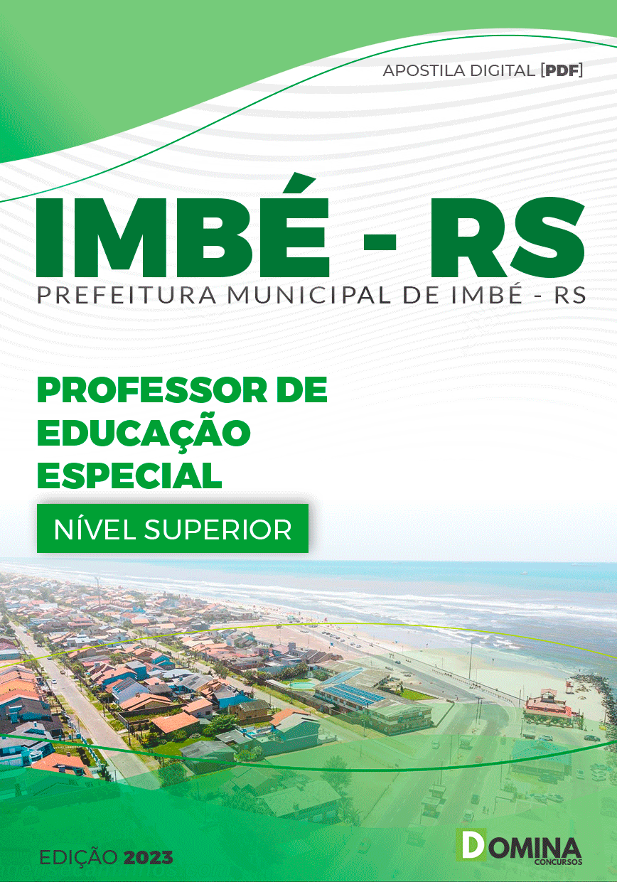 Apostila Pref Imbé RS 2023 Professor de Educação Especial