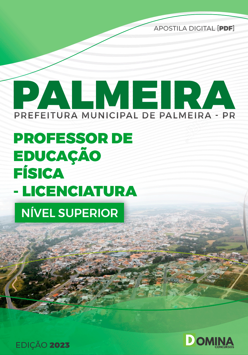 Apostila Pref Palmeira PR 2023 Professor Educação Física Licenc