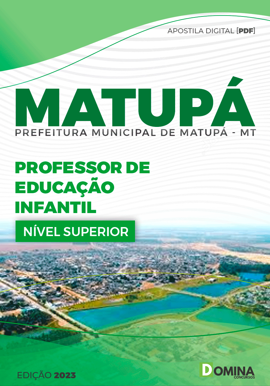 Apostila Pref Matupá MT 2023 Professor Educação Infantil