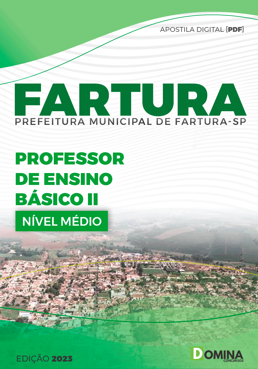 Apostila Pref Fartura SP 2023 Professor Ensino Básico II
