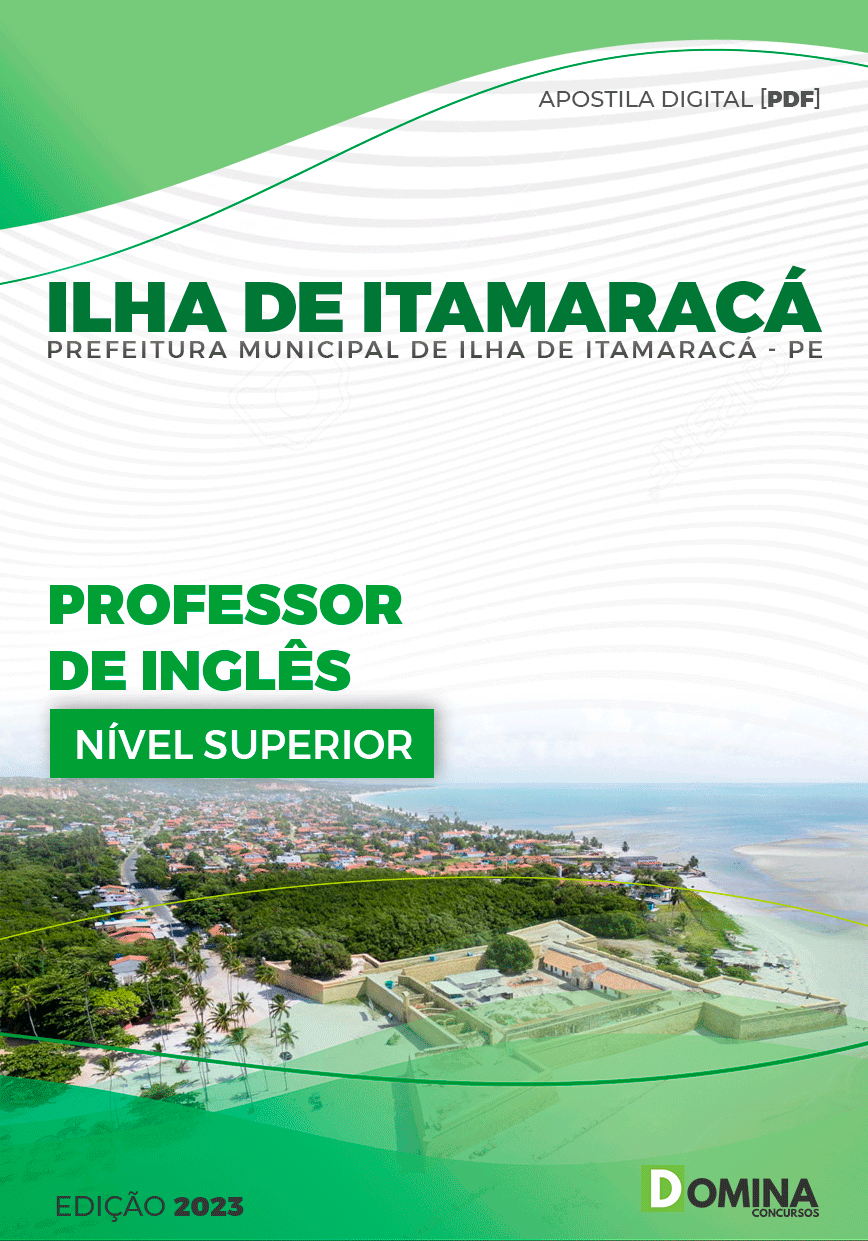 Apostila Câmara Ilha de Itamaracá PE 2023 Professor Inglês