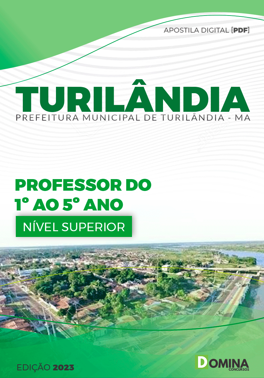 Apostila Pref Turilândia MA 2024 Professor 1º Ao 5º Ano