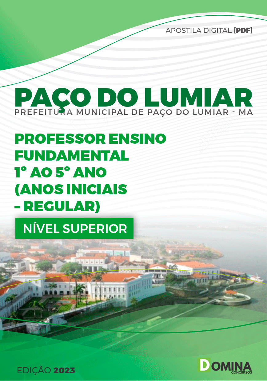 Apostila Pref Paço do Lumiar MA 2023 Professor Ensino Fundamental