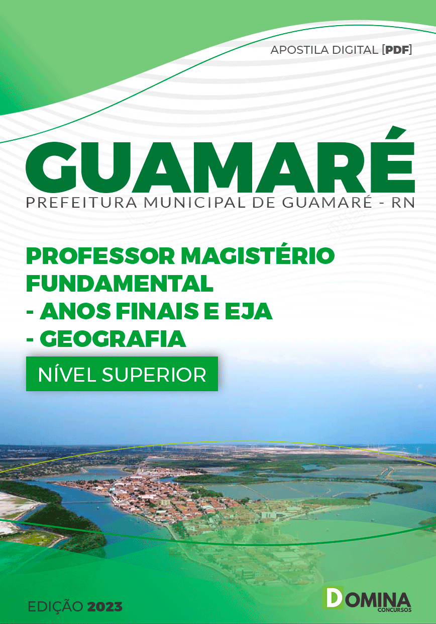 Apostila Pref Guamaré RN 2023 Professor Geografia EJA