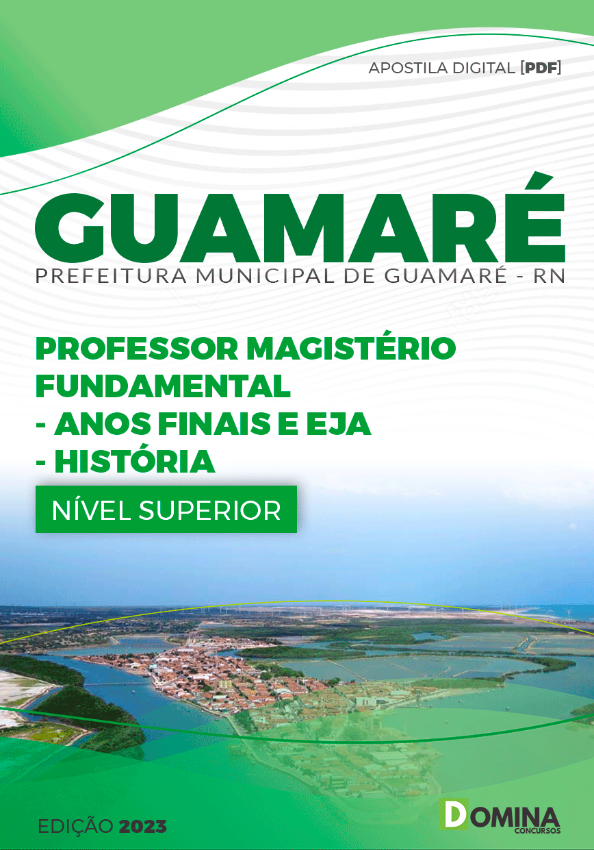 Apostila Pref Guamaré RN 2023 Professor História EJA