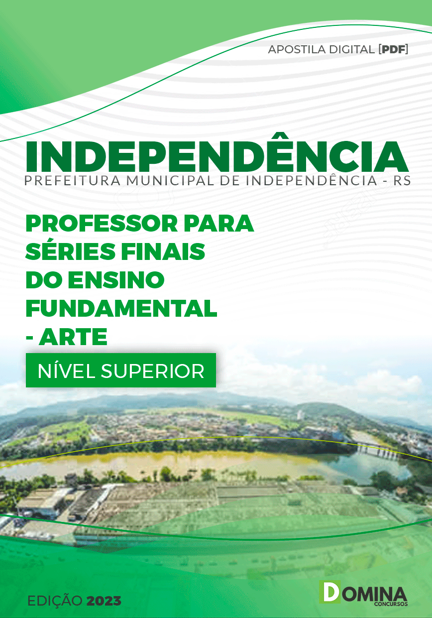 Apostila Pref Independência RS 2023 Professor Arte