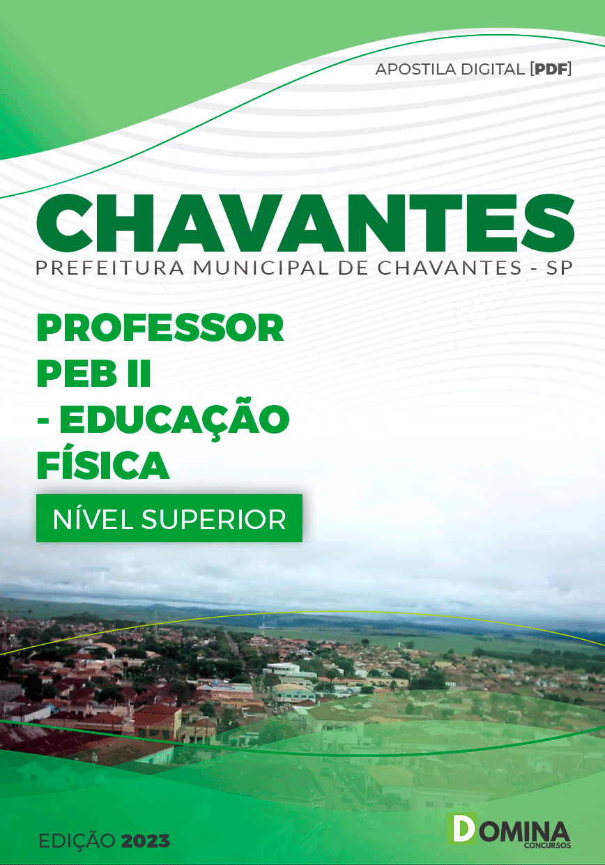 Apostila Pref Chavantes SP 2023 Prof PEB II Educação Física