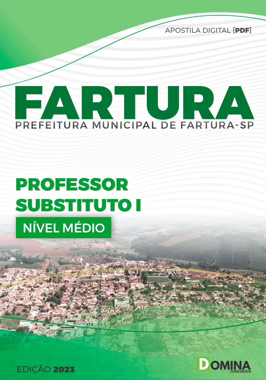 Apostila Pref Fartura SP 2023 Professor Substituto I