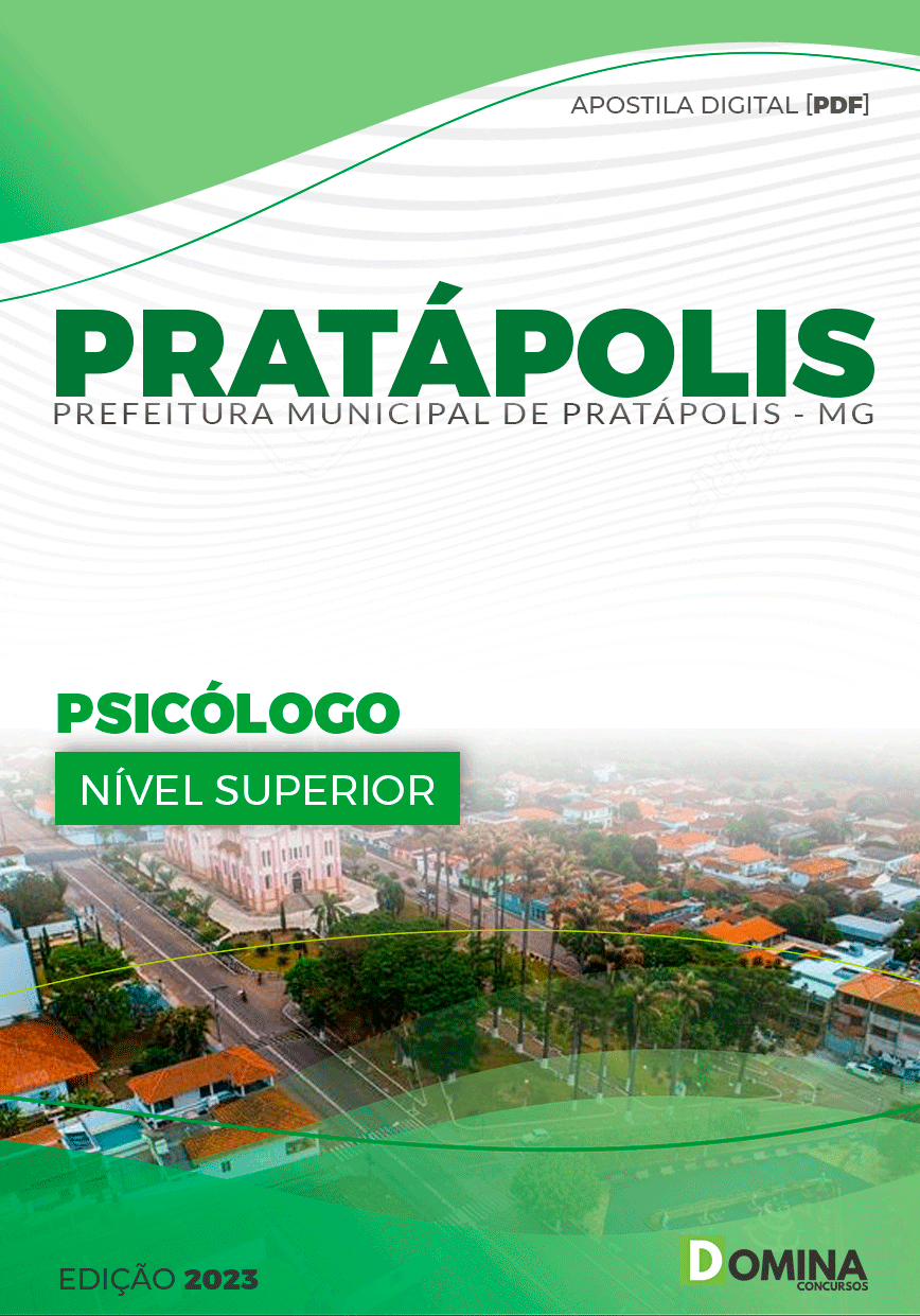 Apostila Pref Pratápolis MG 2023 Psicólogo