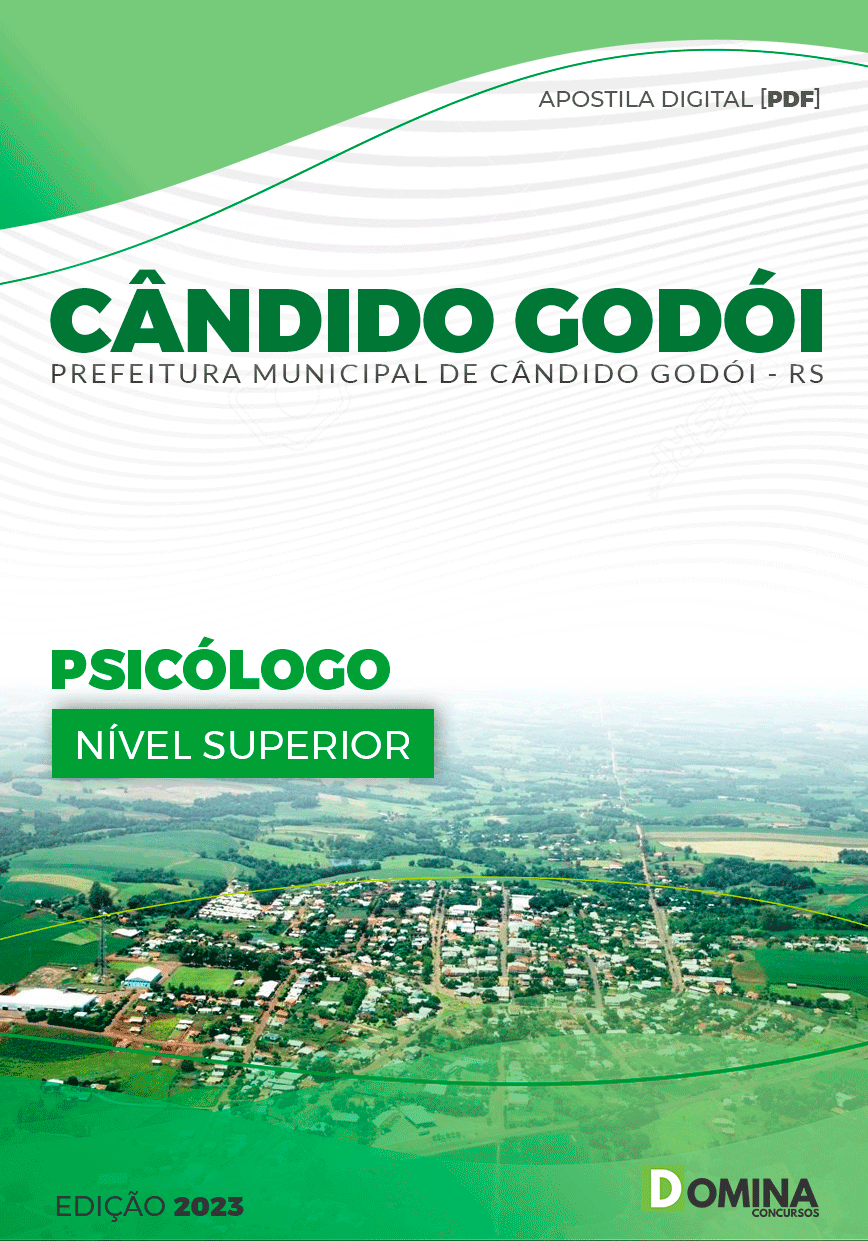 Apostila Pref Cândido Godói RS 2023 Psicólogo