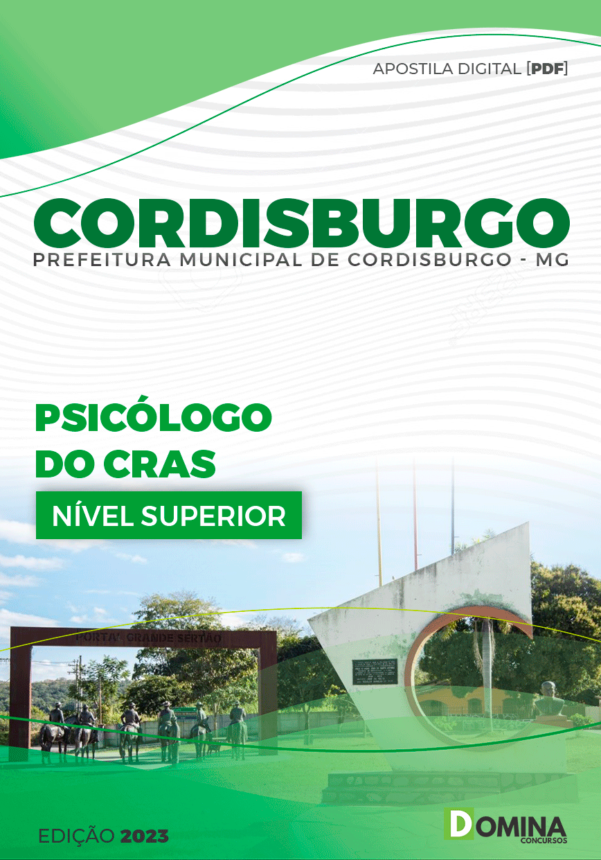 Apostila Pref Cordisburgo MG 2024 Psicólogo CRAS