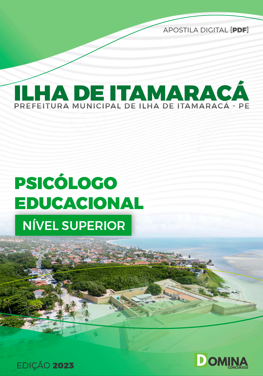 Apostila Câmara Ilha de Itamaracá PE 2023 Psicólogo Educacional