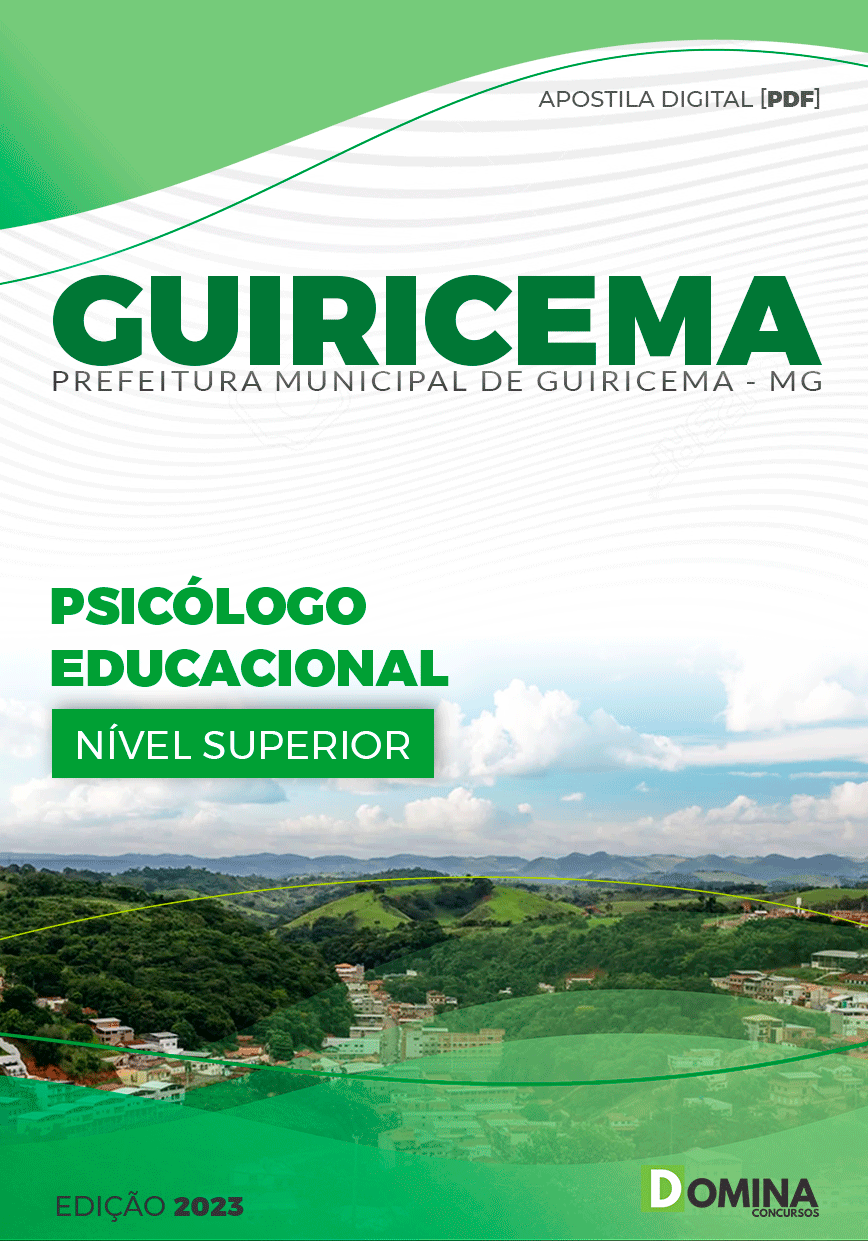 Apostila Pref Guiricema MG 2024 Psicólogo Educacional