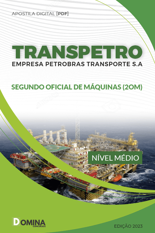 Capa Apostila Transpetro 2023 Segundo Oficial de Máquinas