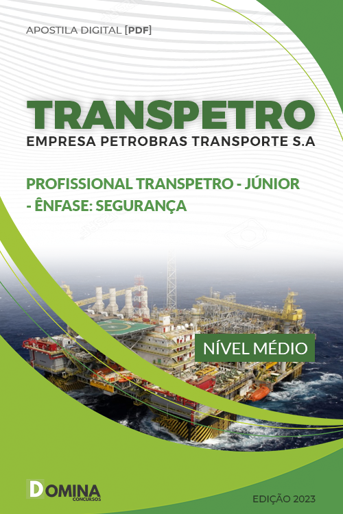 Capa Apostila Transpetro 2023 Profissional Nível Médio Segurança