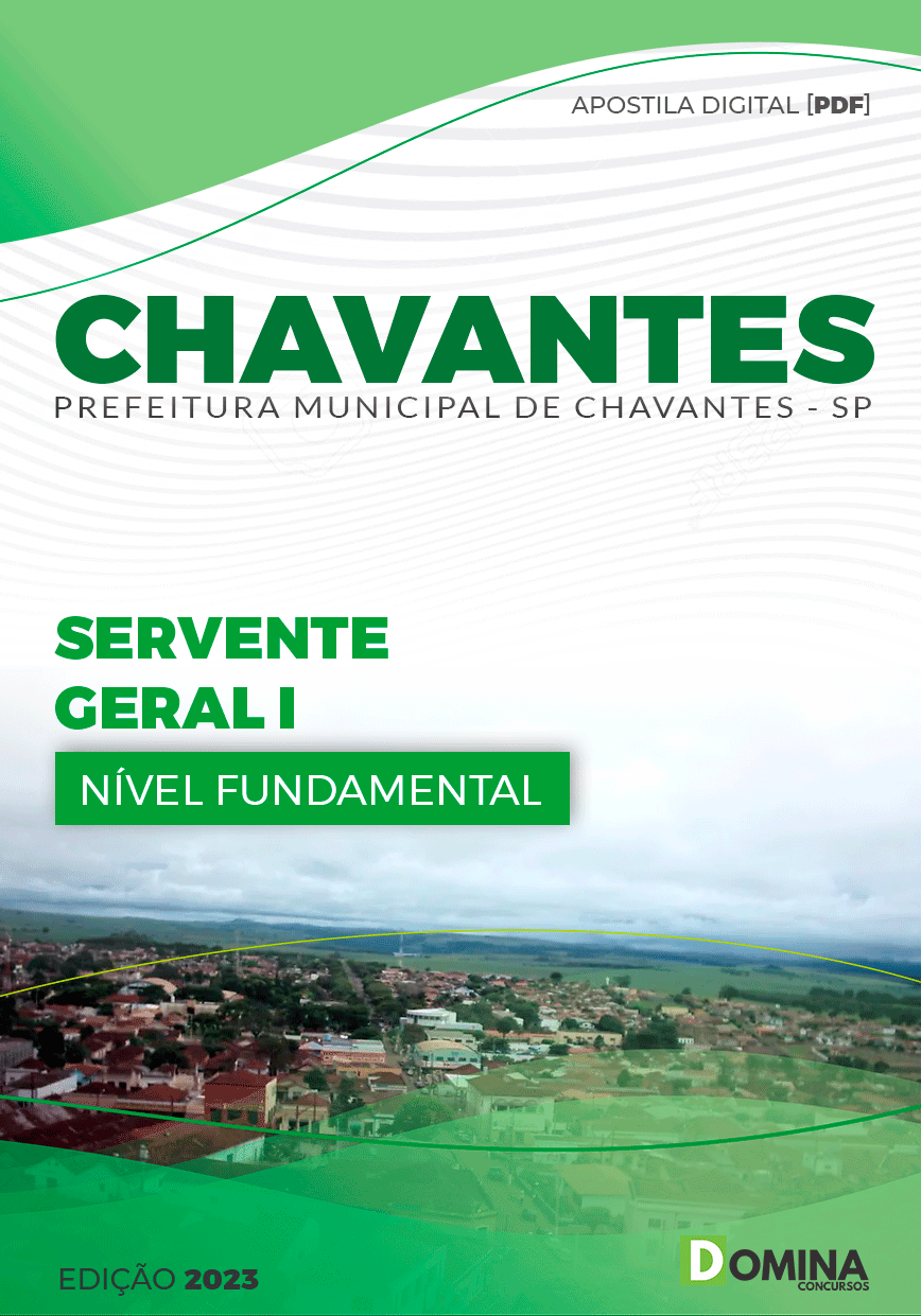 Apostila Pref Chavantes SP 2023 Servente Geral I