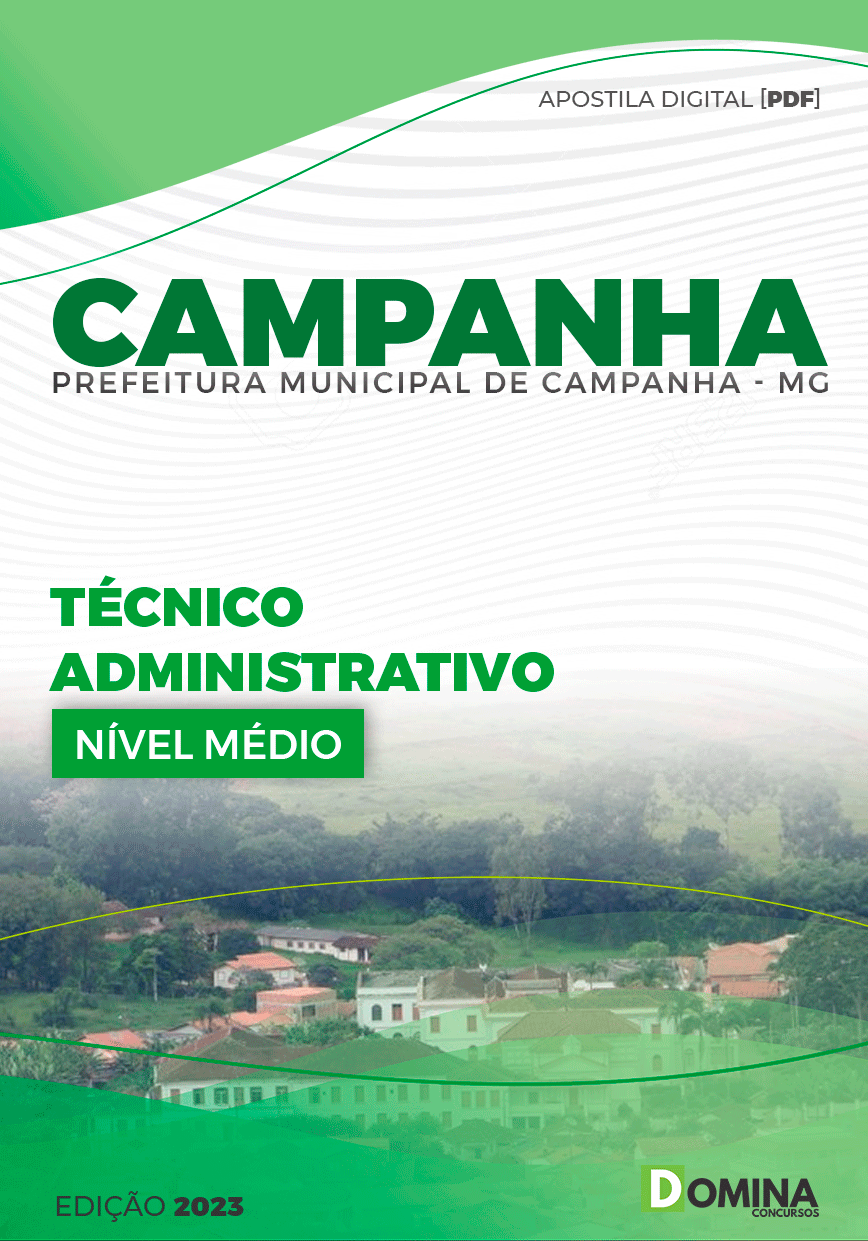 Apostila Concurso Pref Campanha MG 2024 Técnico Administrativo