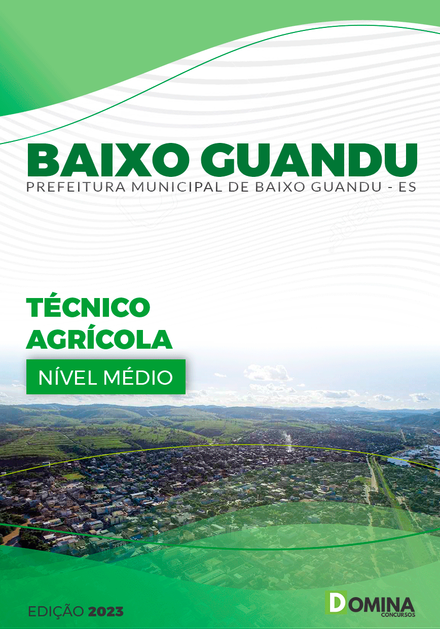 Apostila Concurso Pref Baixo Guandu ES 2023 Técnico Agrícola