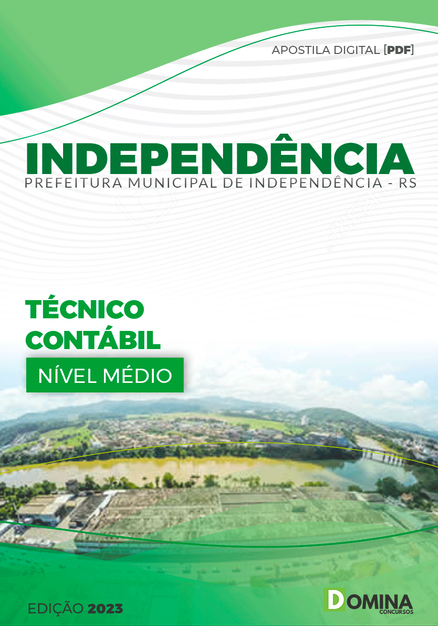 Apostila Pref Independência RS 2023 Técnico Contábil