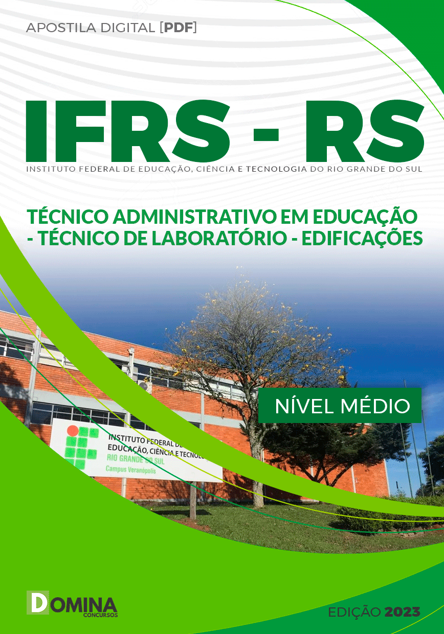 Apostila IFRS RS 2023 Técnico Laboratório Biólogia