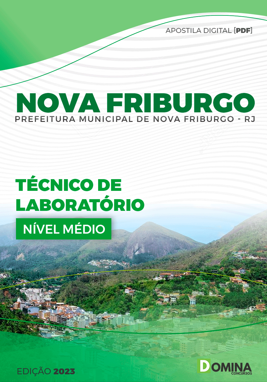 Apostila Pref Nova Friburgo RJ 2023 Técnico Laboratório