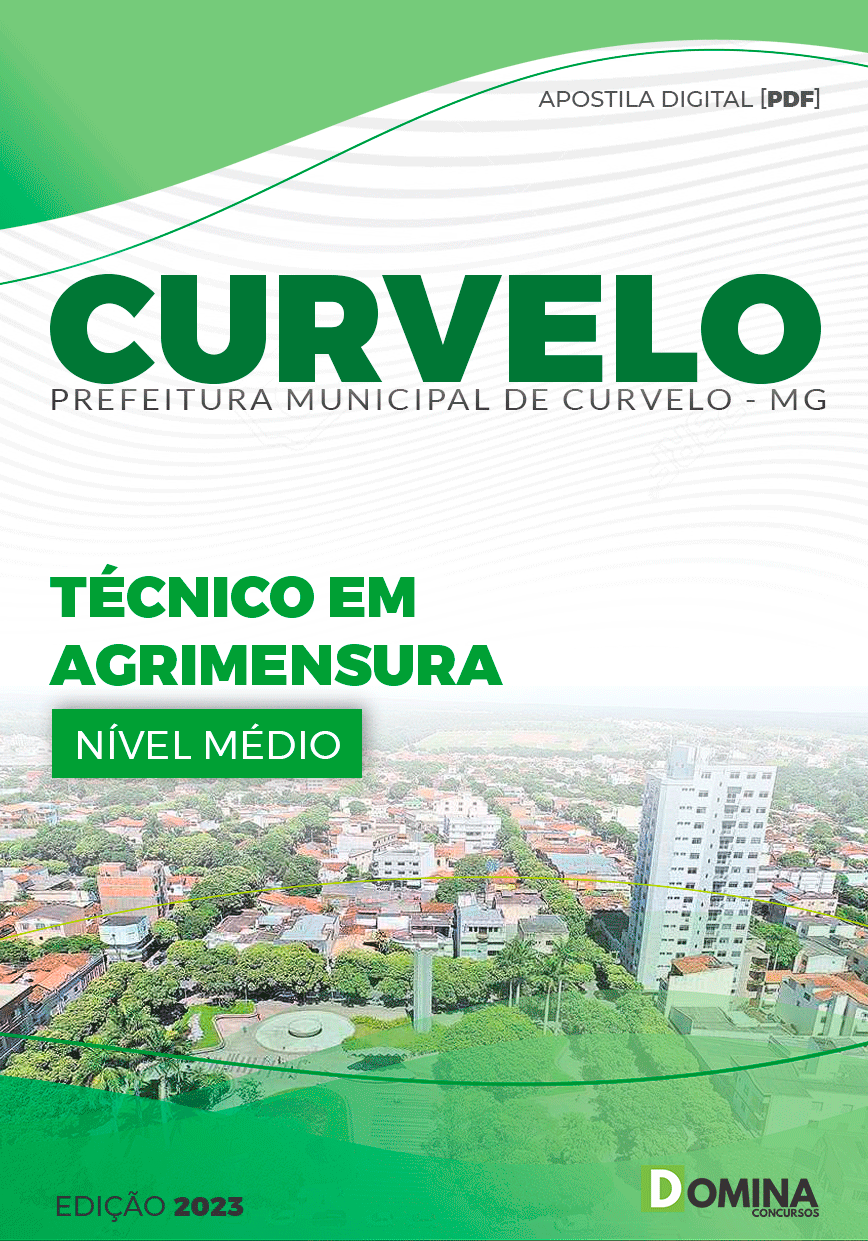 Apostila Concurso Pref Curvelo MG 2024 Técnico Agrimensura