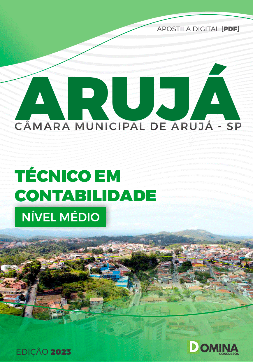 Apostila Câmara Arujá SP 2023 Técnico em Contabilidade