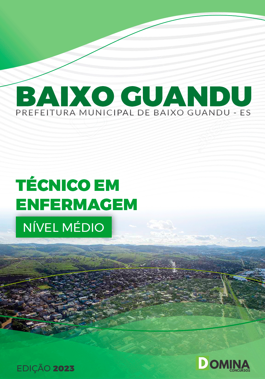 Apostila Concurso Pref Baixo Guandu ES 2023 Técnico Enfermagem