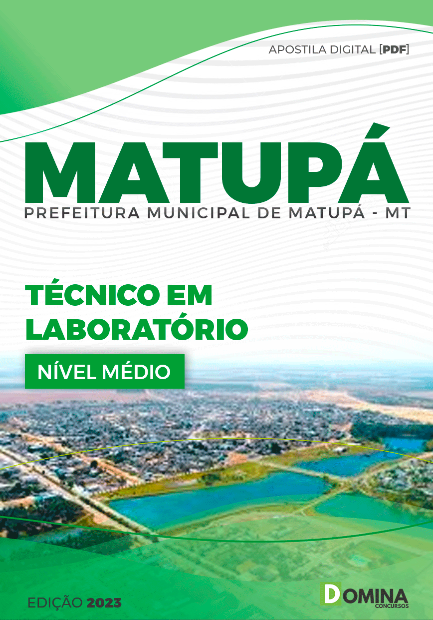 Apostila Concurso Pref Matupá MT 2023 Técnico Laboratório