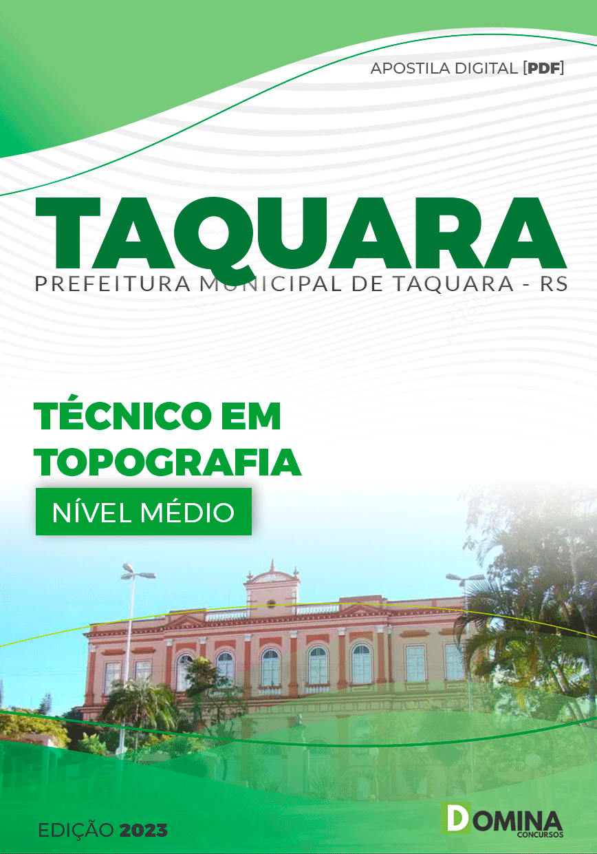Apostila Pref Taquara RS 2023 Técnico em Topografia