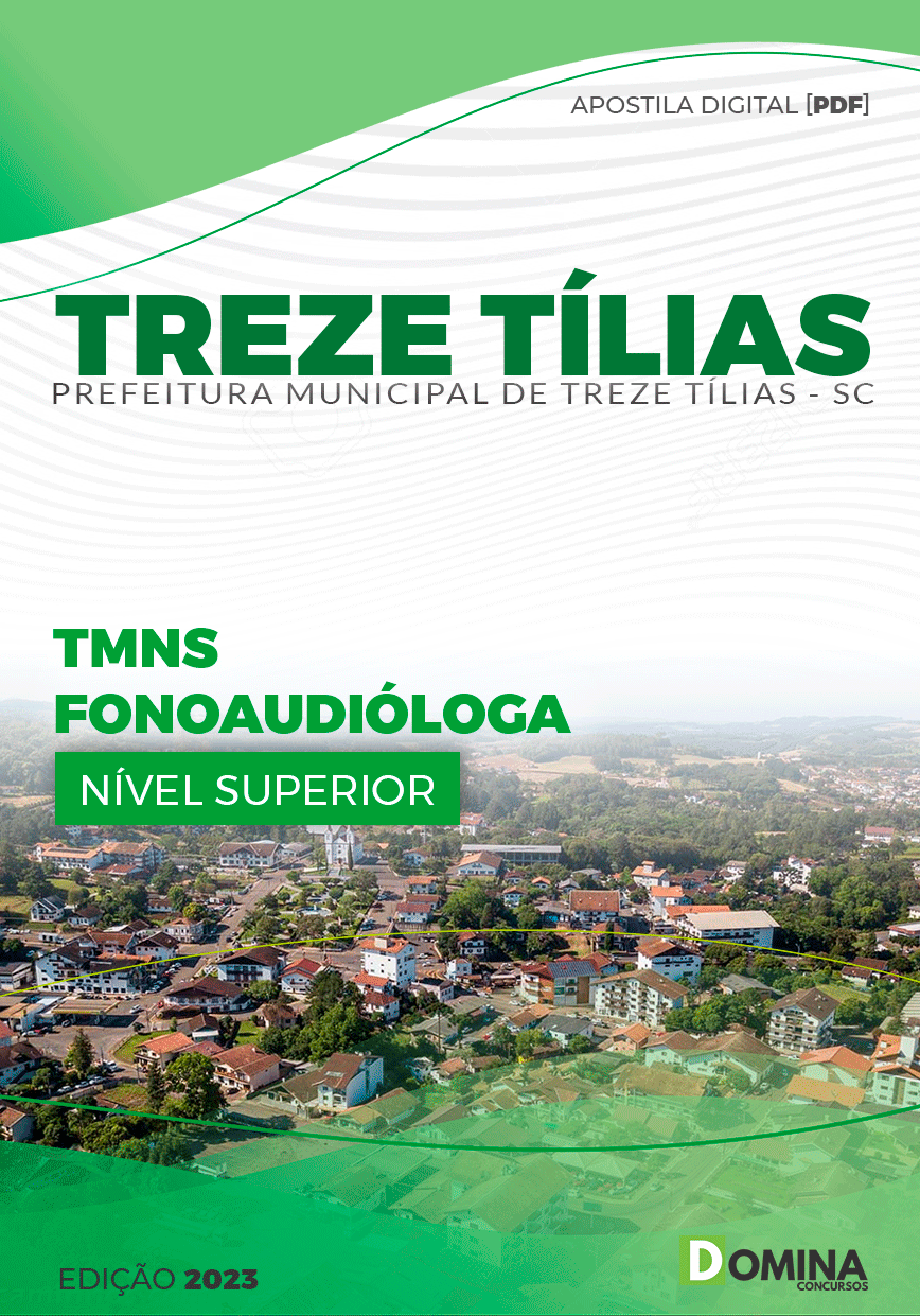 Apostila Concurso Pref Treze Tílias SC 2023 Fonoaudióloga
