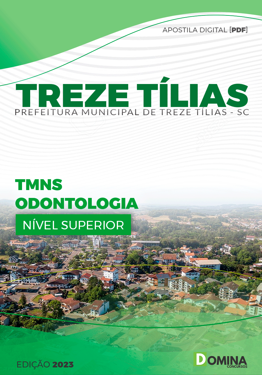 Apostila Concurso Pref Treze Tílias SC 2023 Odontologia