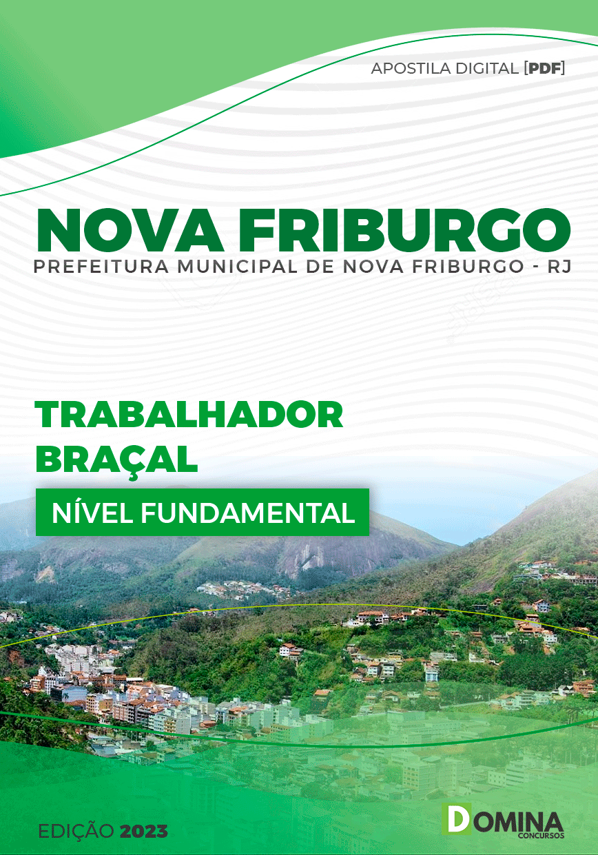 Apostila Concurso Pref Nova Friburgo RJ 2023 Trabalhador Braçal