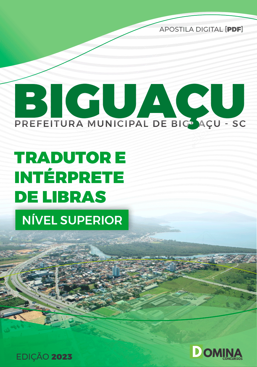 Apostila Pref Biguaçu SC 2023 Tradutor Intérprete Libras