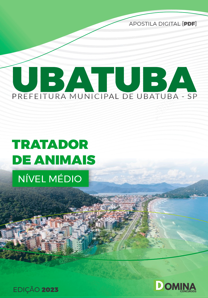Apostila Concurso Pref Ubatuba SP 2023 Tratador Animais