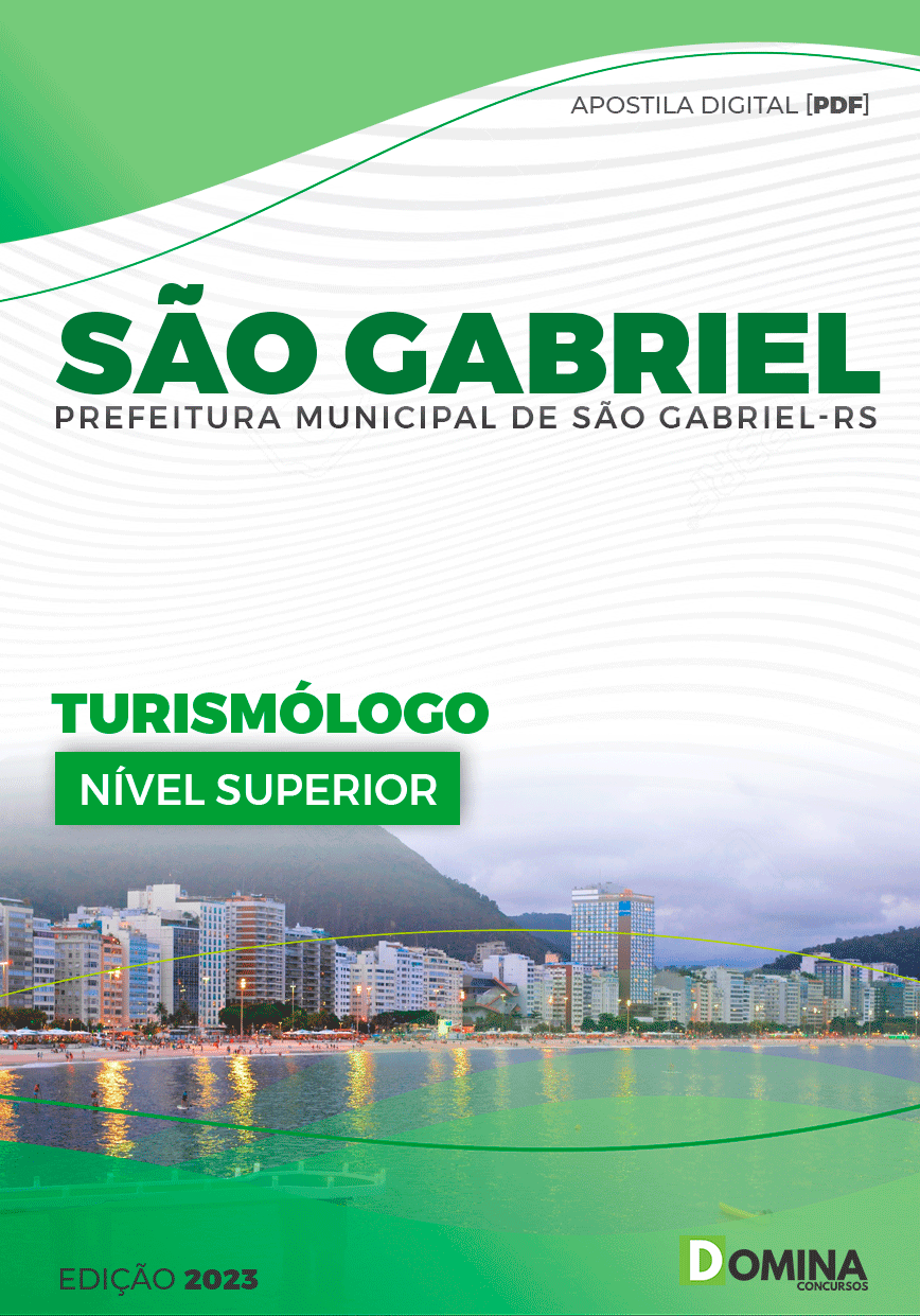 Apostila Pref São Gabriel RS 2023 Turismólogo