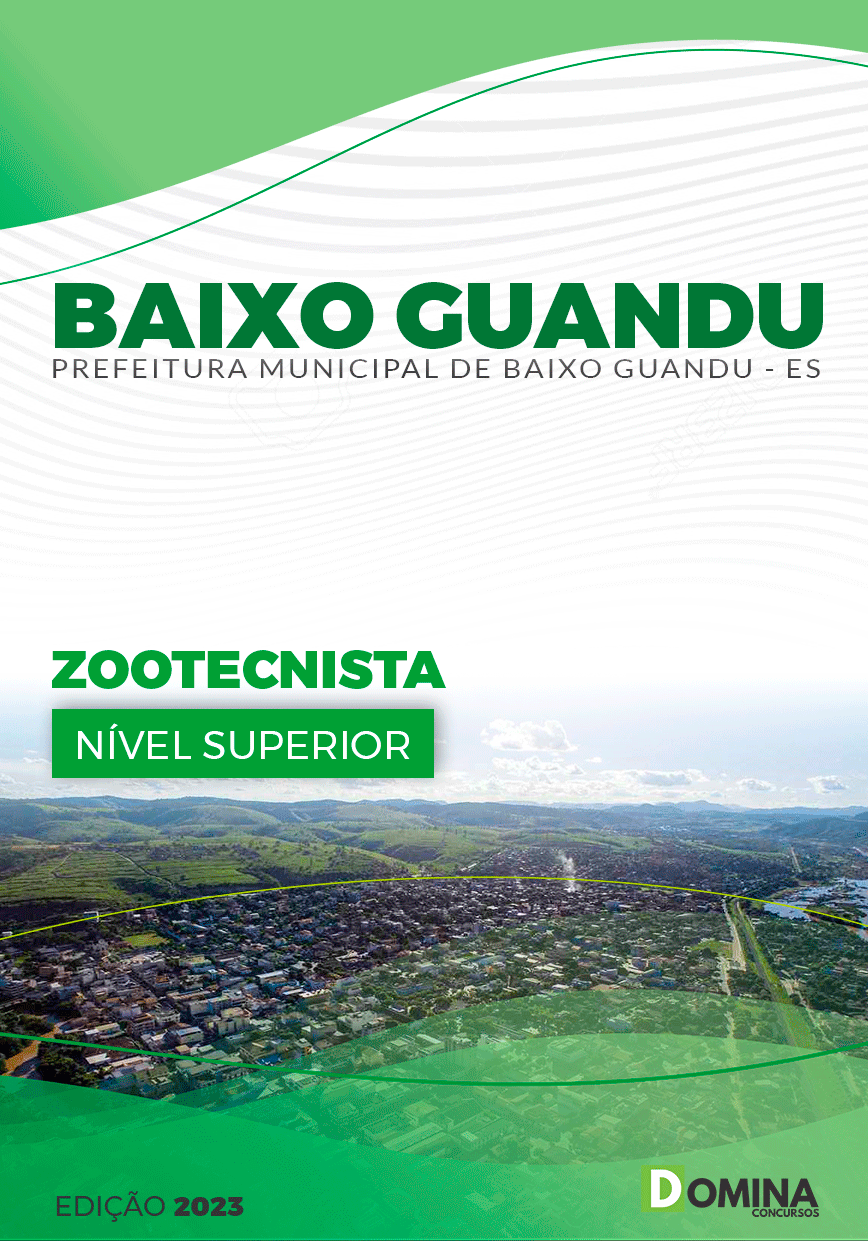 Apostila Pref Baixo Guandu ES 2023 Zootecnista