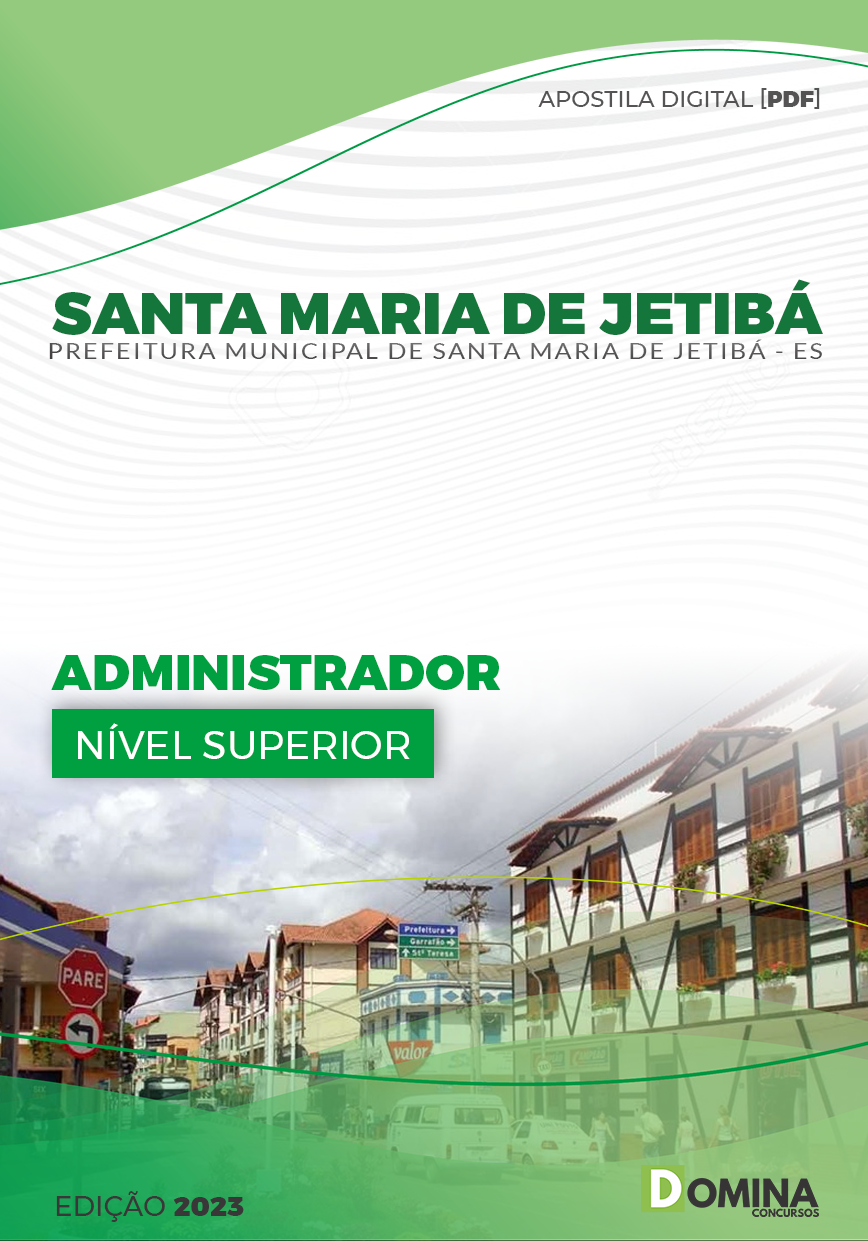 Apostila Pref Santa Maria de Jetibá ES 2024 Administrador