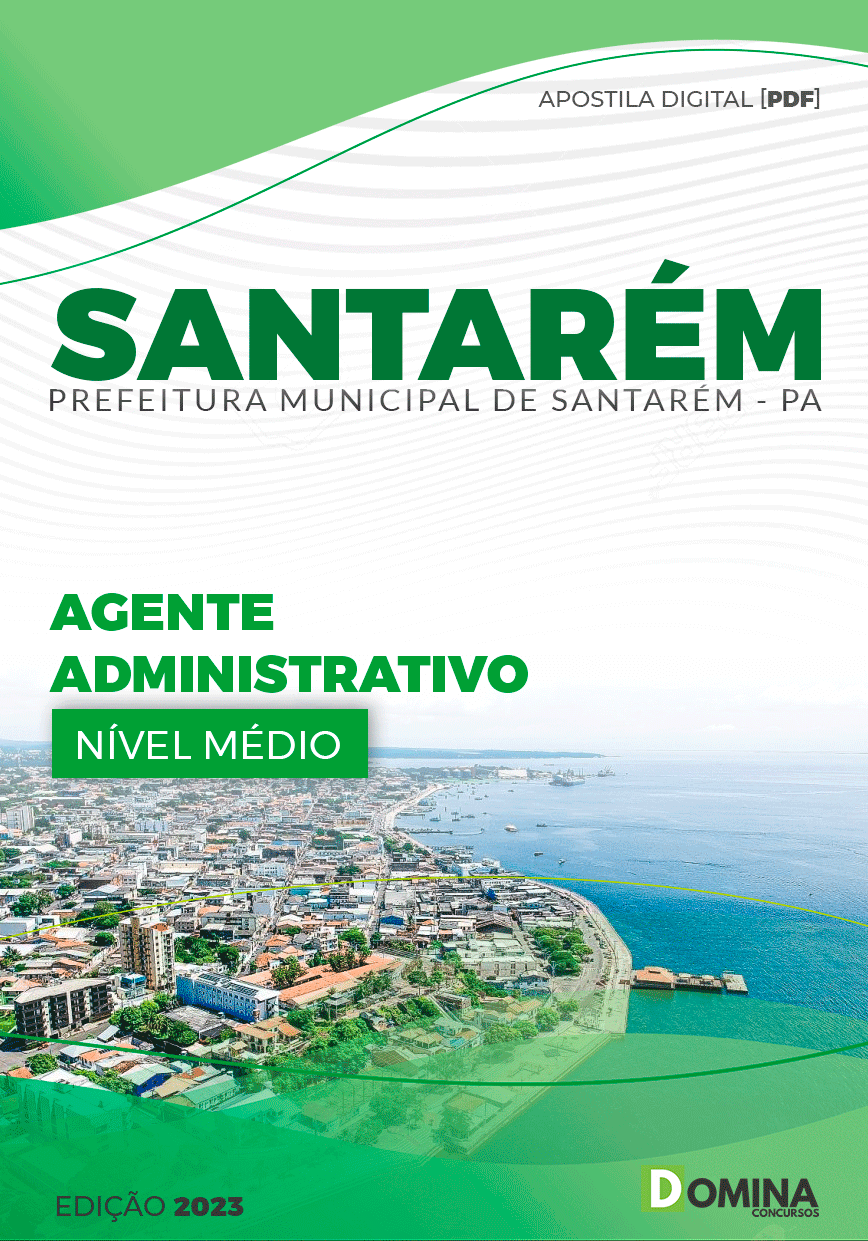 Apostila Pref Santarém PA 2024 Agente Administrativo