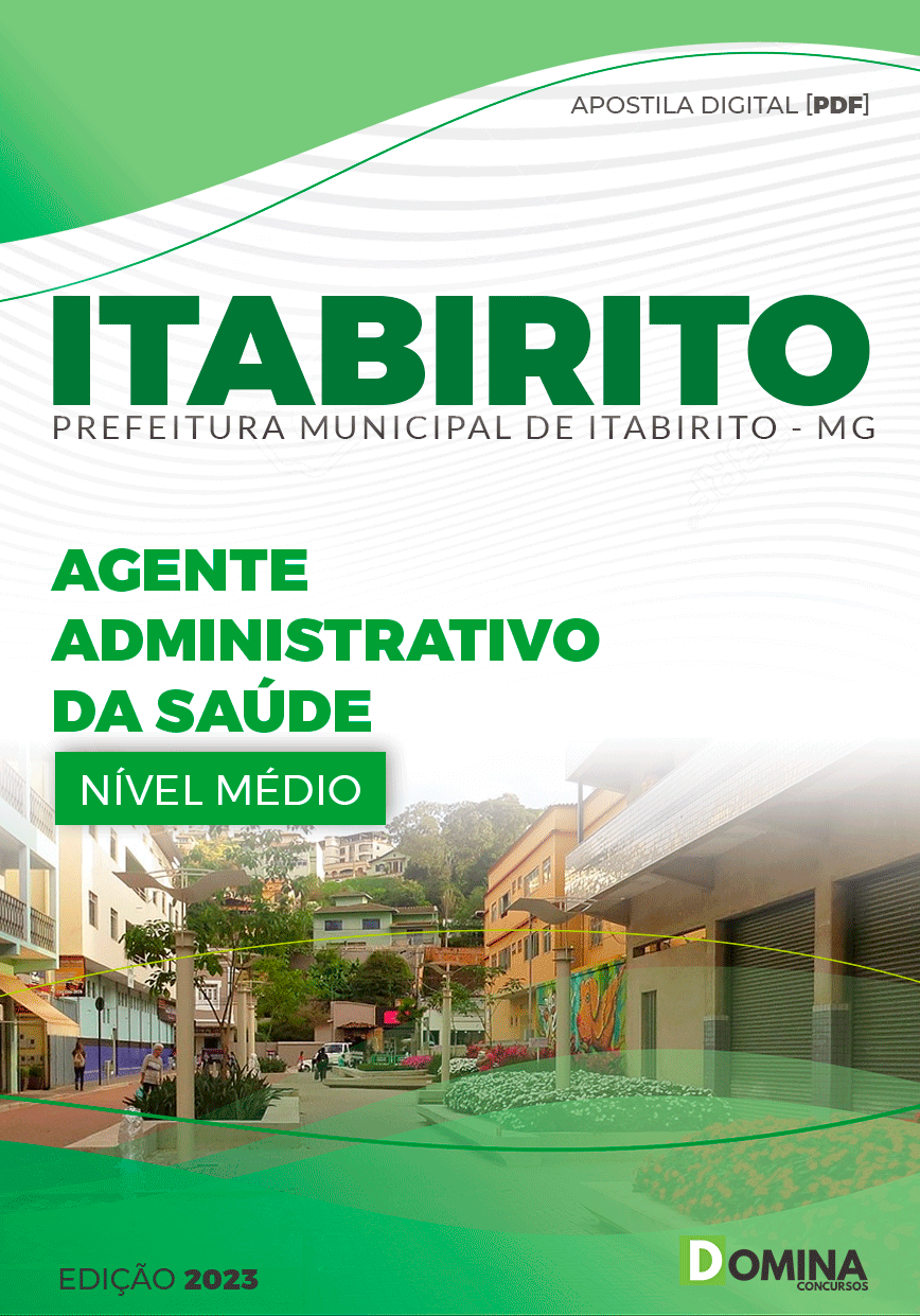 Apostila Prefeitura Itabirito MG 2023 Agente Administrativo Saúde