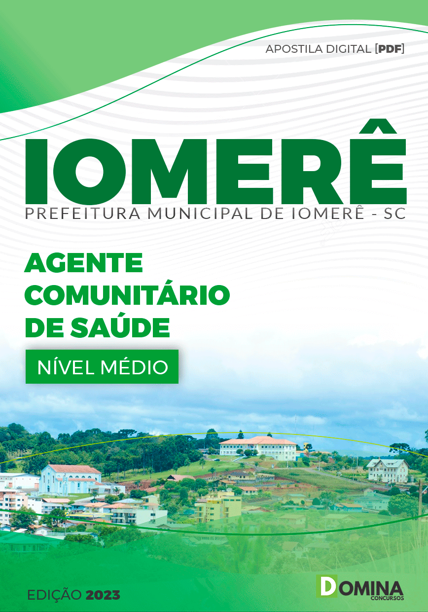 Apostila Pref Iomerê SC 2023 Agente Comunitário de Saúde