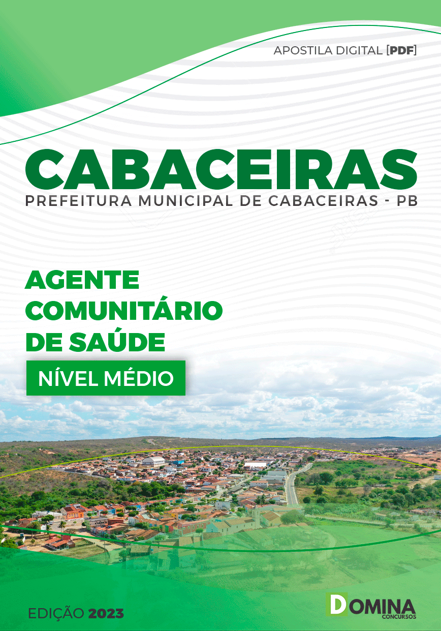 Apostila Pref Cabaceiras PB 2023 Agente Comunitário de Saúde