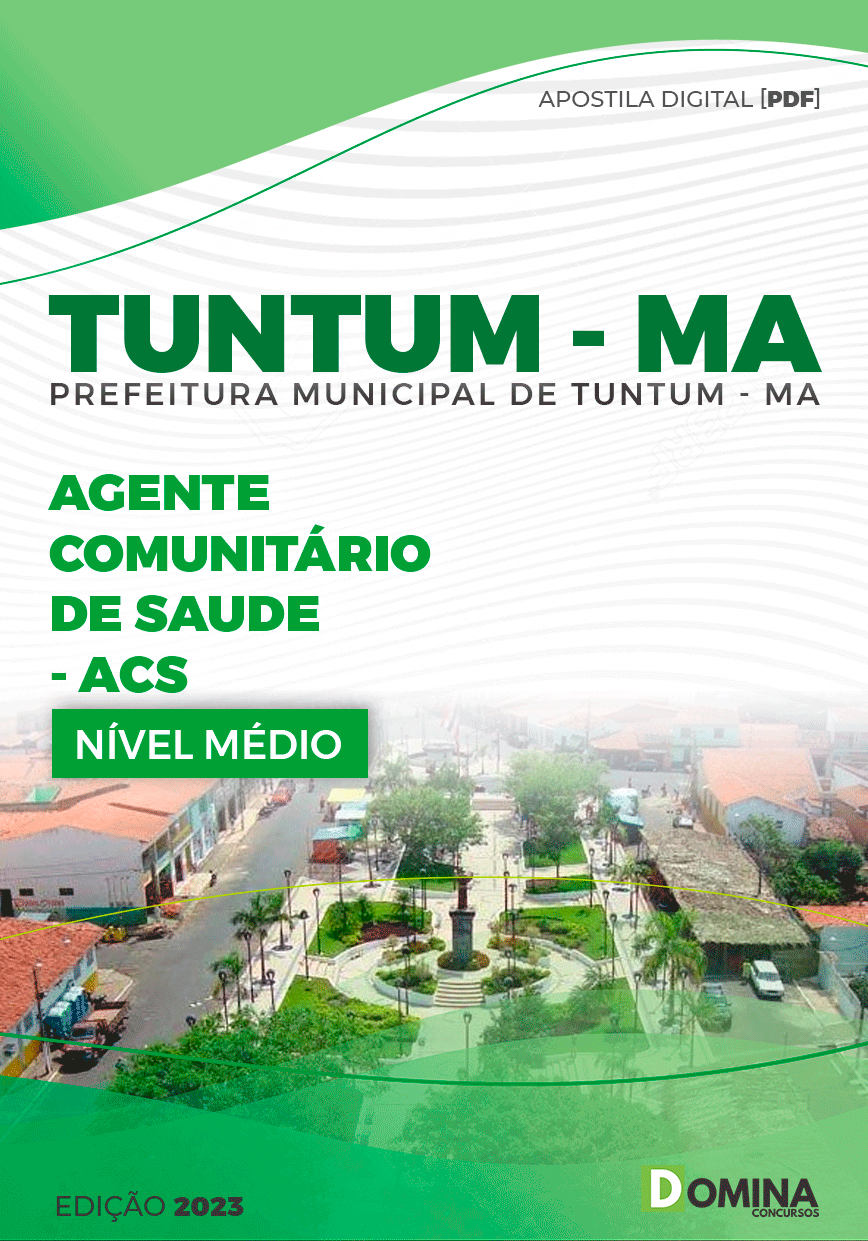 Apostila Concurso Pref Tuntum MA 2024 Agente Comunitário Saúde
